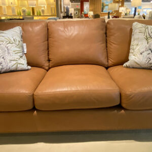 Classic "Custom Leather Works" Sofa