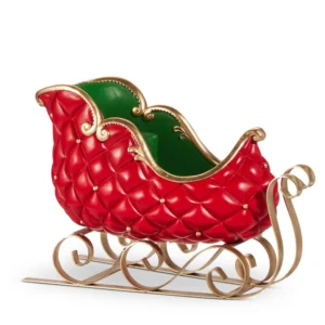 14" Red and Green Sleigh