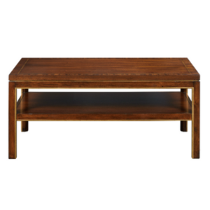 Cocktail Table with Tier, Mahogany